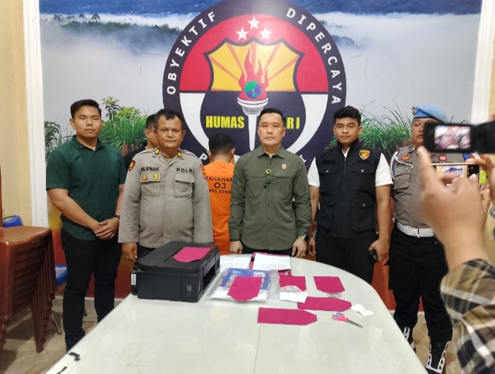 Heboh! Pelaku Pengedar Uang Palsu Berhasil di Amankan Satreskrim Polres Kerinci