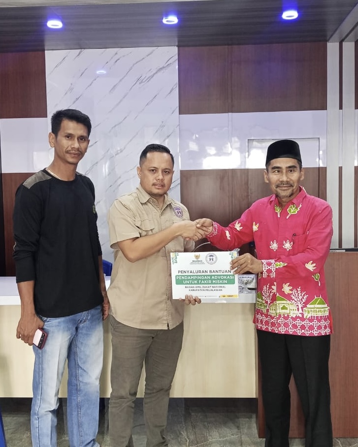 Komnas PA Pelalawan Terima Bantuan Baznas untuk Pendampingan Hukum Anak Kurang Mampu