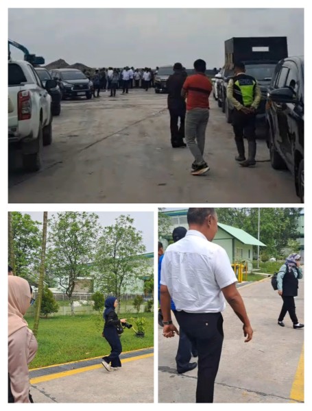 Sidak RAPP, Anggota DPR RI dan Gakkum KLHK Bawa Sampel Limbah