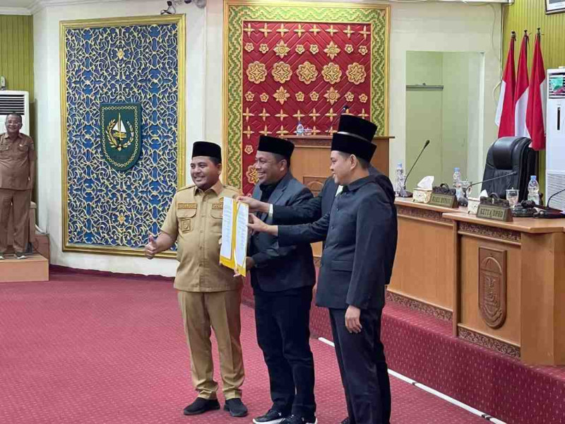 DPRD Pelalawan Sahkan APBD Perubahan 2023, OPD Diminta Tingkatkan Serapan Anggaran