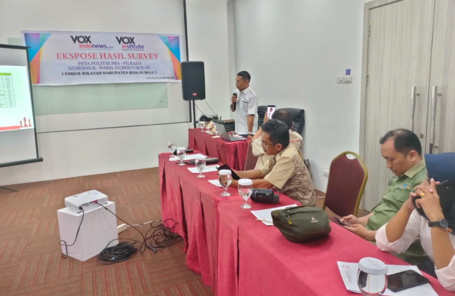 Survei Pilgubri ‘VOXinstitute’, Balon Gubri Syamsuar-Mawardi ‘Leading’ di Rohul
