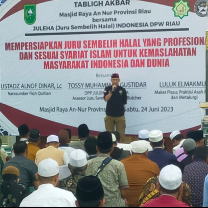 Gelar Tabligh Akbar, Juleha Indonesia Siap Lahirkan Juru Sembelih Halal