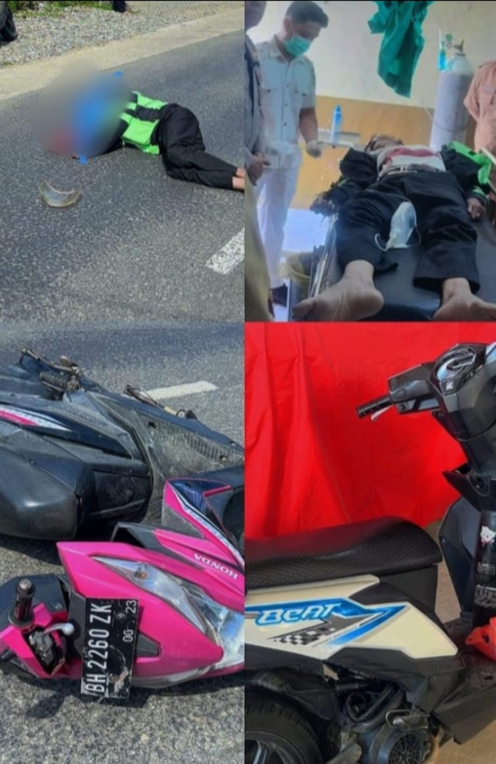 Kecelakaan Honda Beat di Simpang Air Panas Semurup, Satu Meningal Dunia