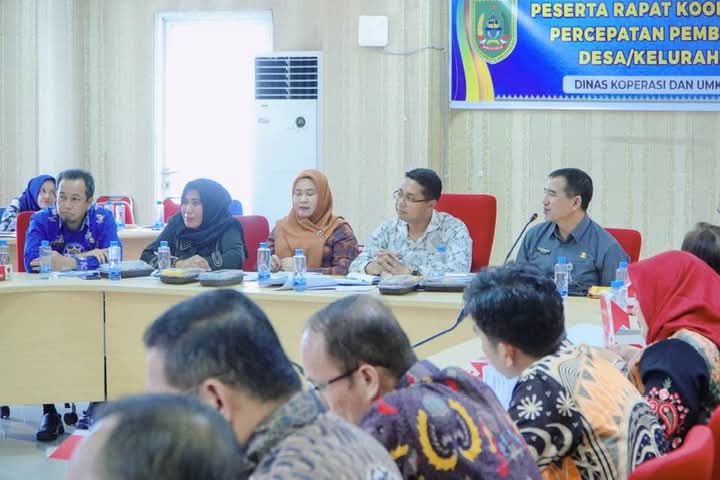 Rakor Koperasi UMKM ,Wabup Jhony Charles Sebut Koperasi Penguat Ekosistem Ekonomi Desa