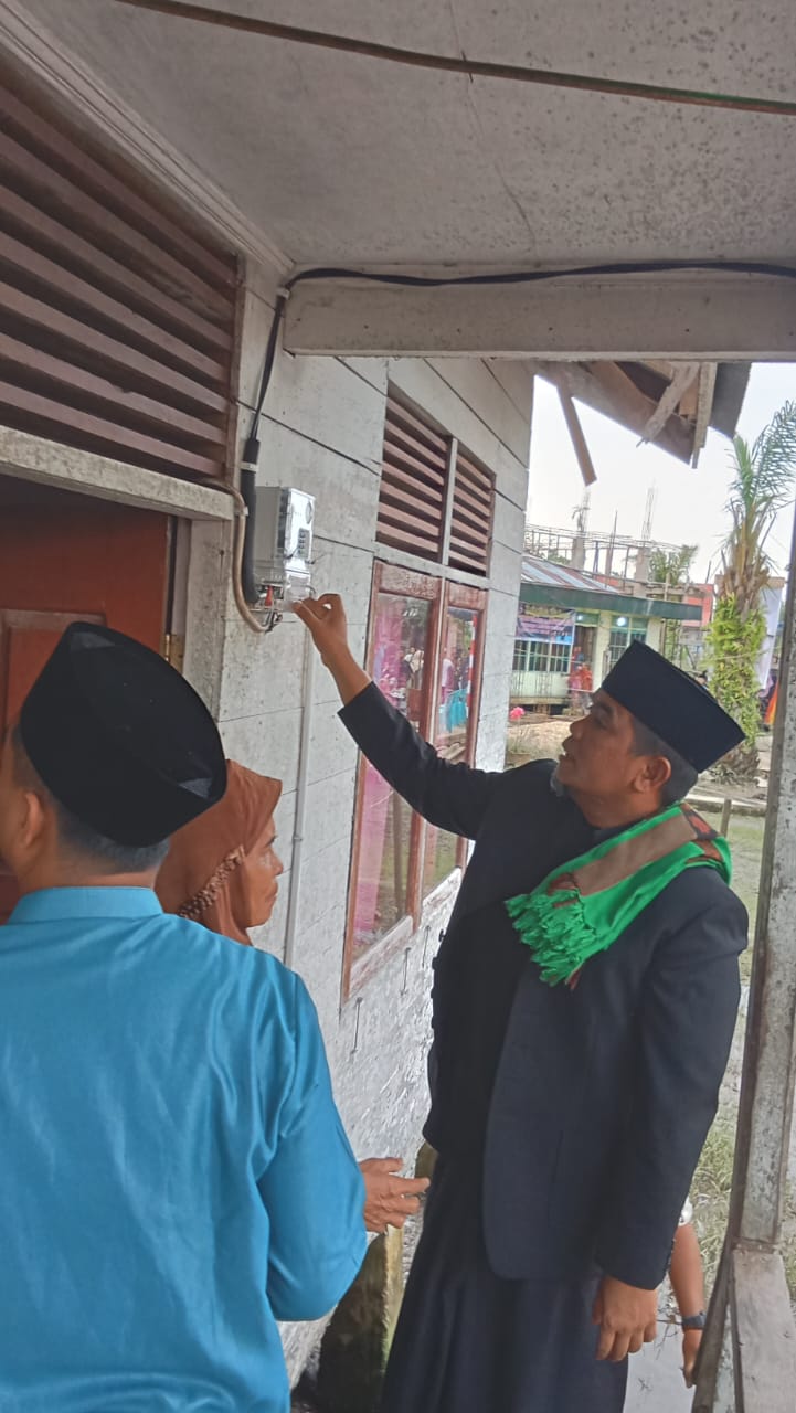 Bupati H. Zukri SE Safari Ramadhan Ke Desa Pangkalan Terap, Listrik 24 Jam Sudah Dinikmati Masyarakat