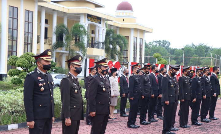 Apel Hari Pahlawan Ke 77 , Waka Polres : Hari Pahlawan Moment Bersejarah Merebut Kemerdekaan