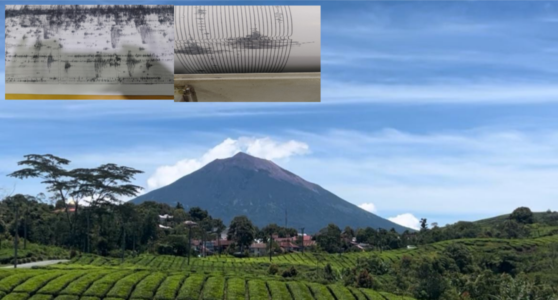 Aktivitas Vulkanik Meningkat, Gunung Kerinci Tetap Berstatus Waspada Level II