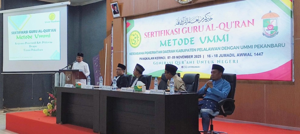 Sertifikasi Guru Al-Qur’an Metode UMMI Digelar di Pelalawan, Pemkab Dorong Standarisasi Pendidikan Qur’an