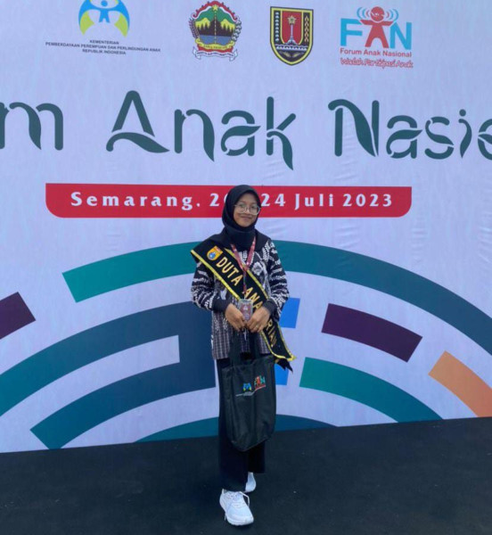 Siswi MAN 1 Bangko Mewakili Riau di Forum Anak Tingkat Nasional