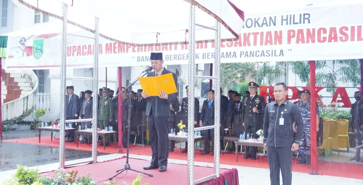 Apel Hari Kebangkitan Pancasila Di Rohil Dipimpin Bupati Afrizal Sintong