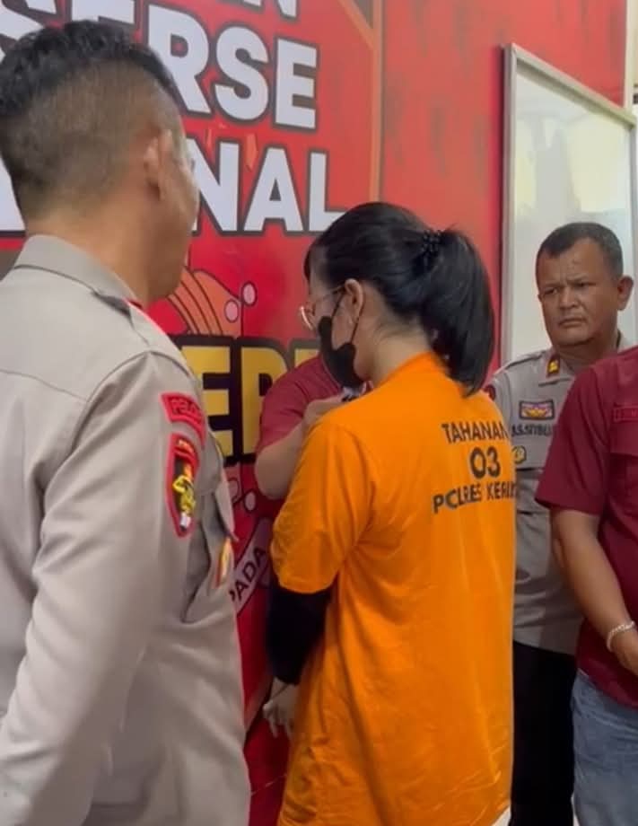 Modus Tukar Uang Baru, Seorang Ibu Muda di Amankan Satreskrim Polres Kerinci