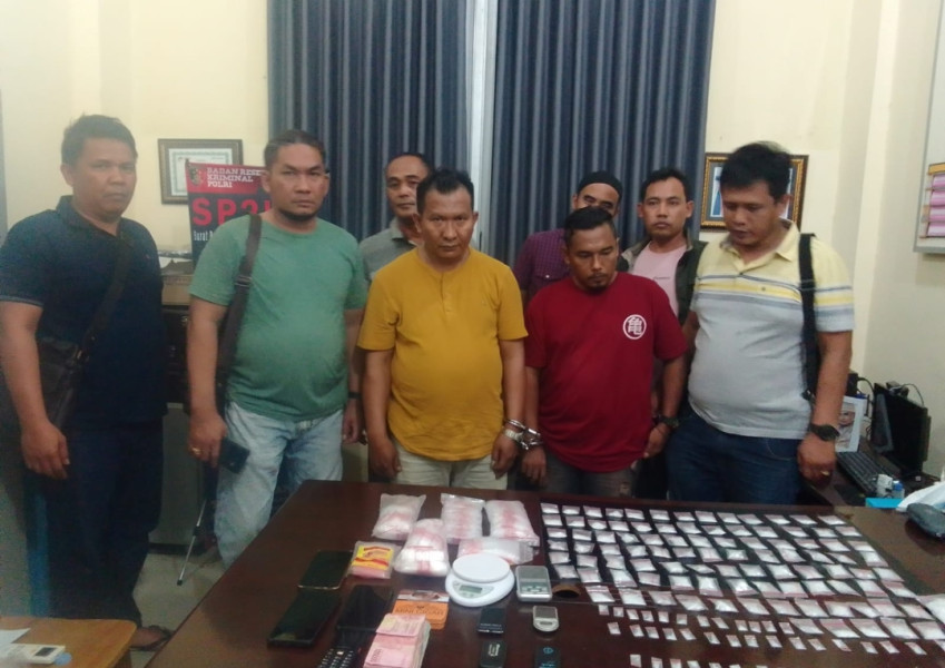 Satres Narkoba Polres Dumai Ringkus Tersangka Pemilik 500 gr Sabu Sabu