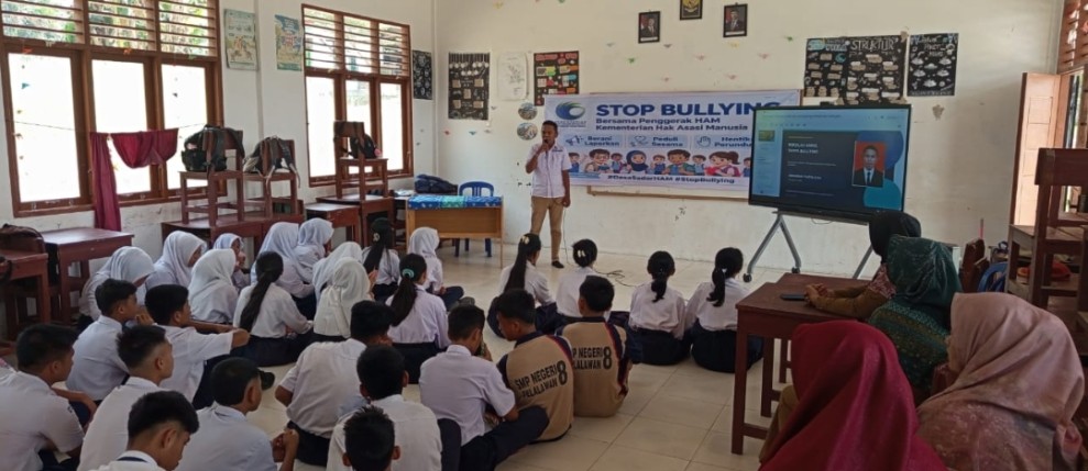 Cegah Bullying Sejak Dini, SMP 08 Pelalawan Perkuat Pemahaman Hak Asasi Manusia
