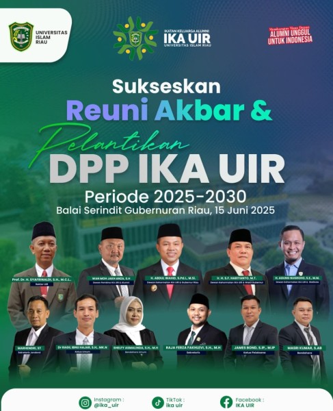 Bakal di Ramaikan Alumni, Ragil Ibnu Hajar Akan Dilantik Sebagai Ketua IKA UIR