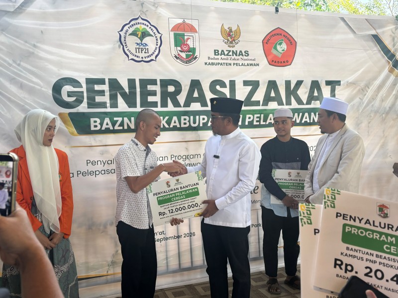 31 Mahasiswa Pelalawan Terima Beasiswa Baznas, 8 Diantaranya Kuliah ke Al-Azhar Kairo