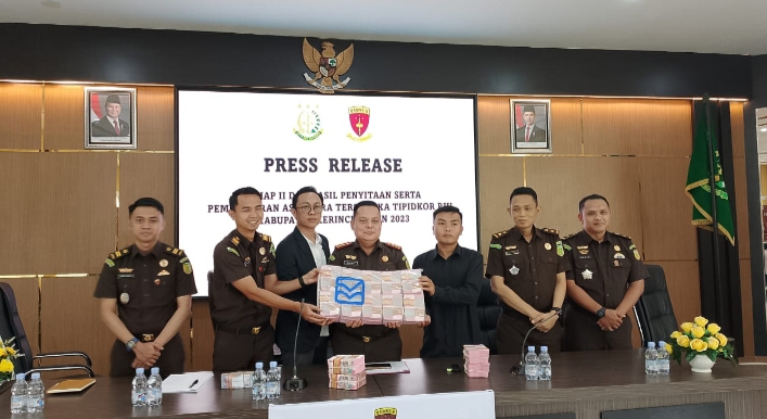 Kejari Sungai Penuh Sita Rp1,4 Miliar dan Aset Tersangka Kasus Korupsi PJU Kerinci 2023
