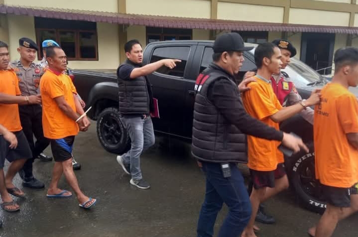 9 Tersangka Pengrusakan TPS di Sungai Penuh Berhasil Diamankan,1 Tersangka Masih Dalam Pengejaran