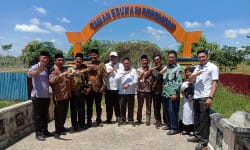 DPRD Dumai Takjub Melihat Taman Edukasi Pertanian Rohil