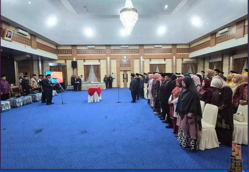 Wawako Azhar Hamzah Lantik 144 Pejabat, Tegaskan Profesionalisme dan Integritas ASN Kota Sungai Penuh