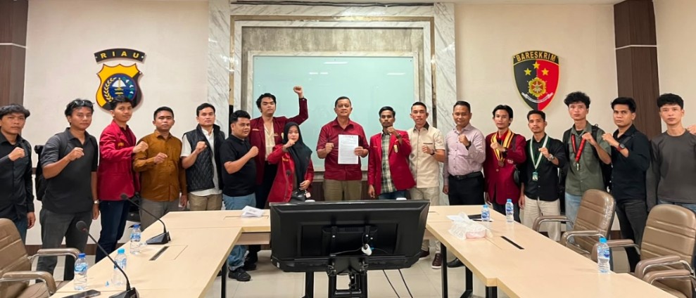 Cipayung Plus Pekanbaru Laporkan Dugaan Penganiayaan Mahasiswa ke Polda Riau