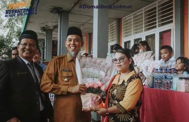Lepas 449 Siswa SMKN 1 Dumai, Walikota Minta Perusahaan Utamakan Anak Tempatan