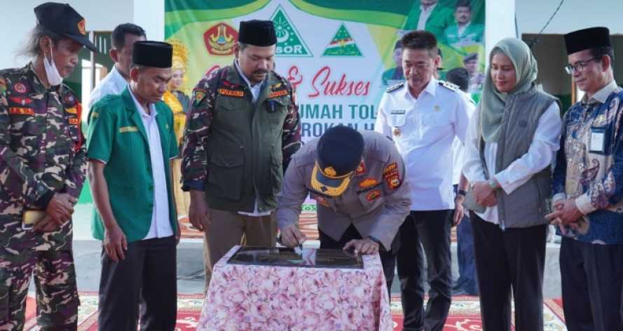 Resmikan Rumah Toleransi GP Ansor, Bupati Rohil: GP Ansor Bisa menginisiasi Perdamaian Toleransi