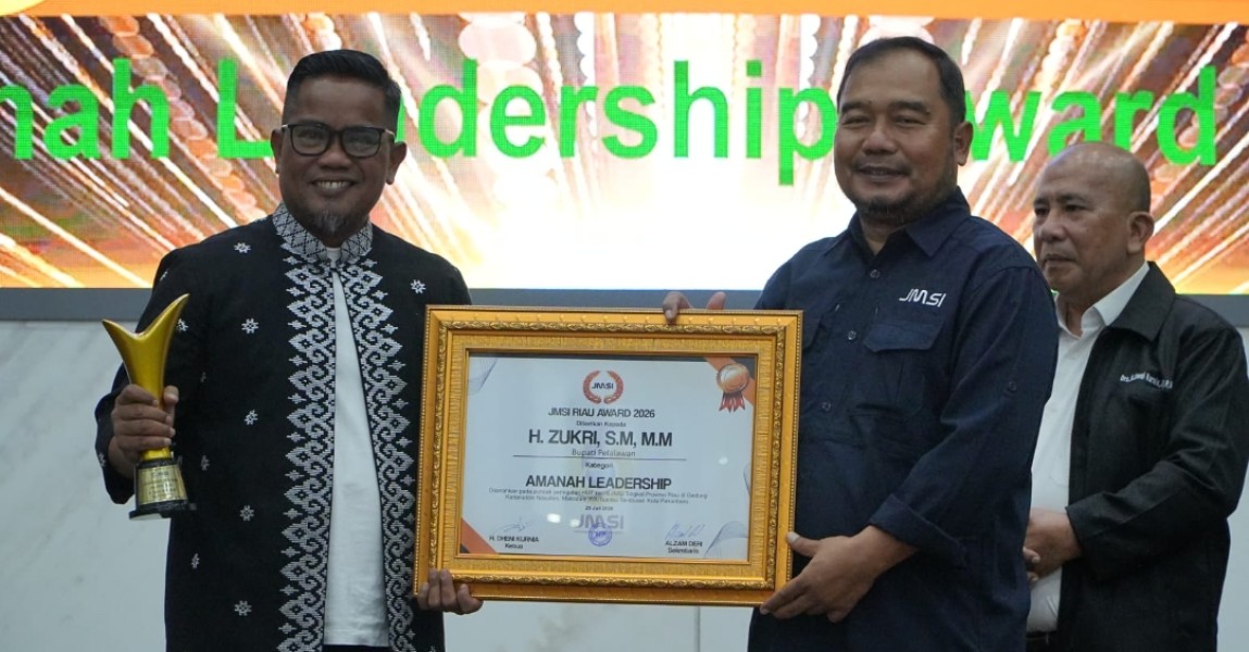 Bupati Zukri Raih Amanah Leadership Award 2026, Bukti Kepemimpinan Berpihak pada Rakyat