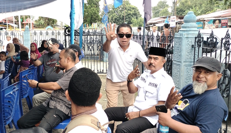 P4TEN Kampanye di Sumahilang, Fauzi: Pilih Nomor 4, Pemimpin yang Dekat dengan Masjid