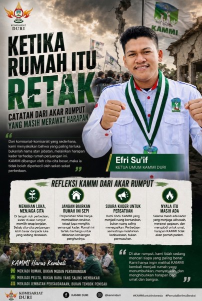 Ketika Rumah Itu Retak : Refleksi dari Akar Rumput untuk Menjaga rumah KAMMI