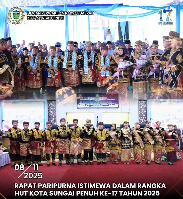 HUT ke-17 Kota Sungai Penuh: DPRD Gelar Paripurna Istimewa, Teguhkan Komitmen Menuju “Sungai Penuh Juara