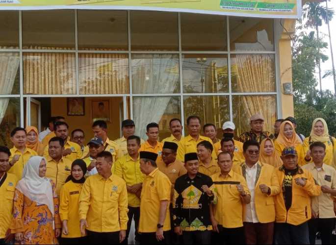 Audit Organisasi Fungsionaris  Partai Golkar Rohil ,Ini Pesan Ketua Golkar Riau