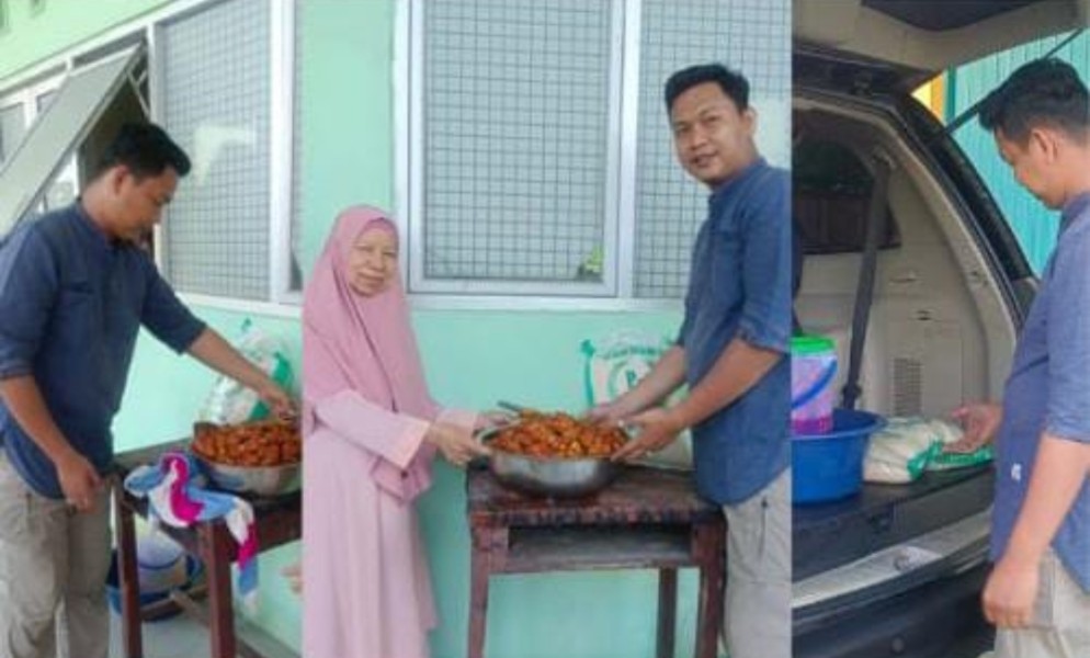 Kepala Desa Punggung Ladiang Berbagi Kebahagiaan, Serahkan Hidangan untuk Panti Asuhan Aisyah Pariaman
