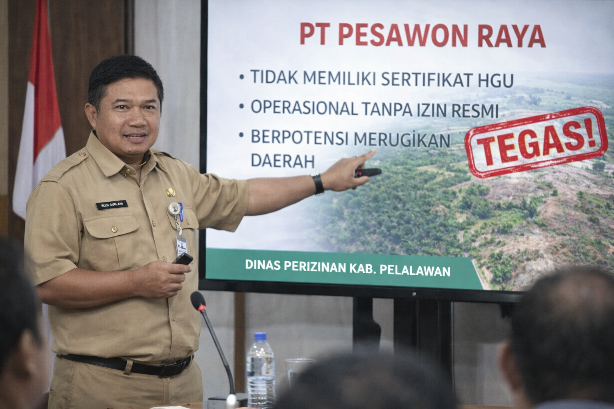 Pemkab Pelalawan Evaluasi PT Pesawon Raya yang Belum Kantongi HGU: Dinilai Berpotensi Timbulkan Kebocoran Pajak Daerah