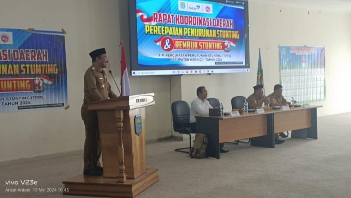 Pj Bupati Kerinci Asraf Laksanakan Rapat Koordinasi Daerah dan Rembuk Stunting