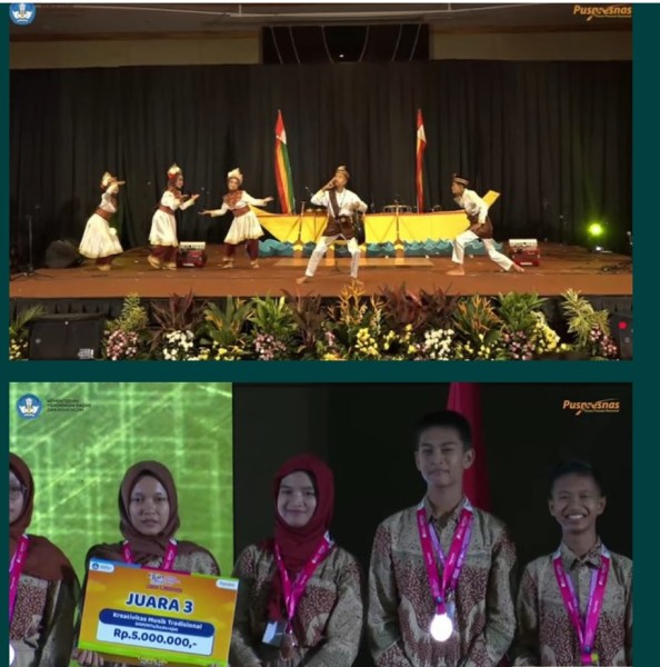 Wakili Riau di Tingkat Nasional, SMPN Bernas Raih Perunggu