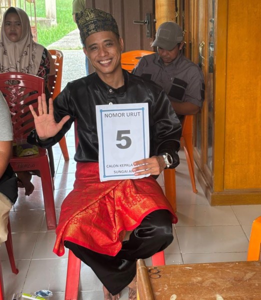 Lima Calon Kades Sungai Ara Resmi Ditetapkan, Juhendri Nomor Urut 5
