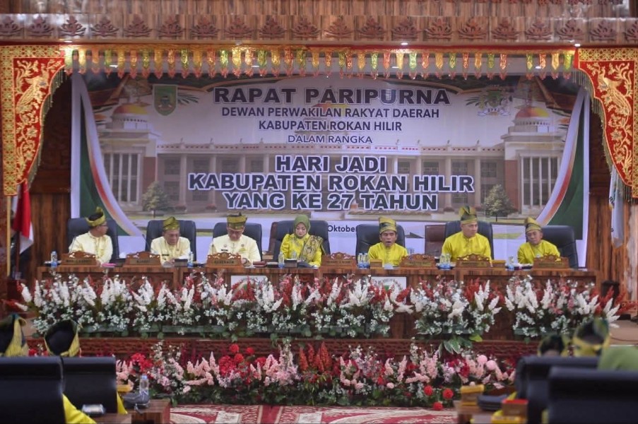 Ketua DPRD Pimpin HUT Rohil Ke -27 ,  H. Suyatno : Pentingnya Kebersamaan Membangun Daerah