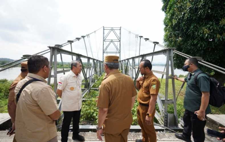 Tahun Ini Pemprov Riau Bangun Empat Jembatan Gantung di Kampar