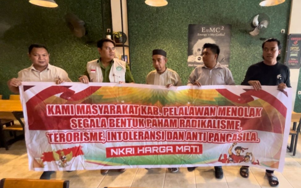 Jelang HUT RI Ke-79, Ormas Keagamaan di Kabupaten Pelalawan Sepakat Menolak slSegala Bentuk Radikalisme