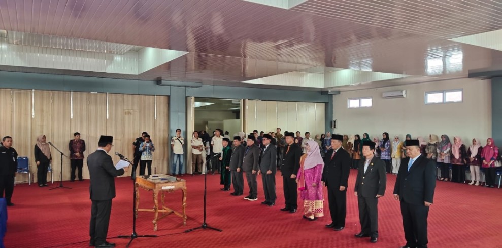 Wabup Murison Lantik 8 Pejabat Eselon II, Perkuat Struktur Birokrasi Kerinci