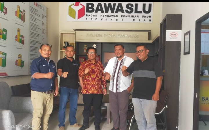 Bawaslu Riau Sambut Baik Kunjungan JMSI Riau