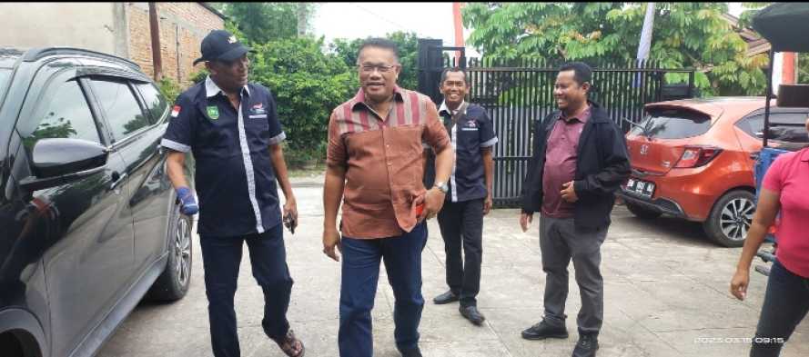 Beri Dukungan, Ketua Komisi V DPRD Riau Kunjungi Kantor NPC Riau