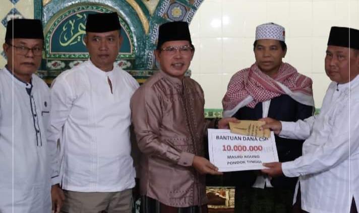 Wako Ahmadi Zubir Bersama Forkopimda Gelar Sapari Ramadhan di Mesjid Agung Pondok tinggi
