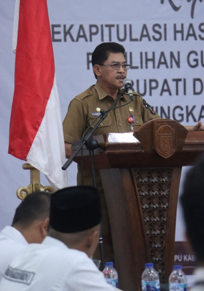 Pj. Sekda Hadiri Pembukaan Rapat Pleno Perolehan Suara Tingkat Kabupaten Pelalawan