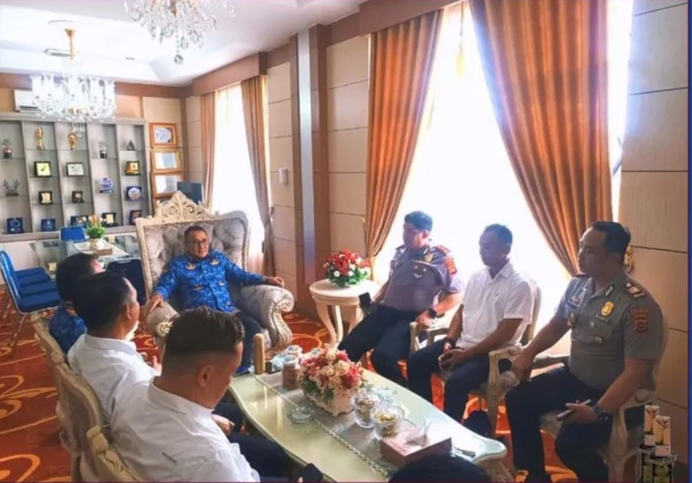 Perkuat Sinergi, Wali Kota Sungai Penuh Terima Silaturahmi Kapolres Kerinci