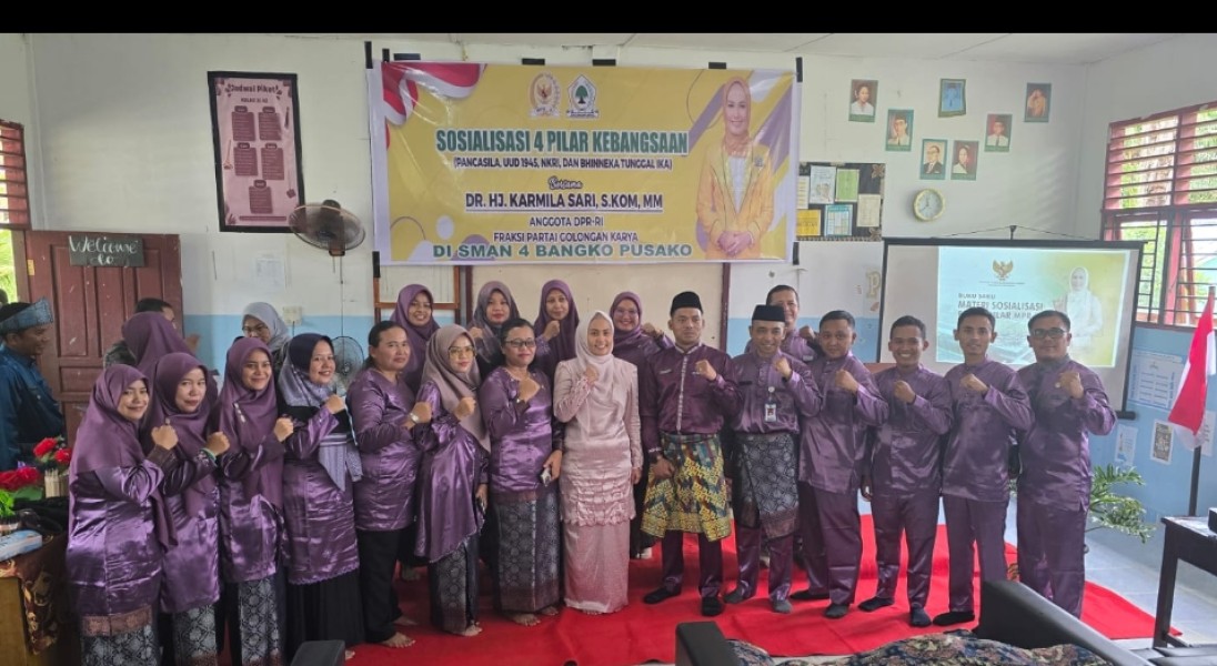 Anggota DPR RI Karmila Sari Ajak Generasi Muda Rohil Pahami Fondasi NKRI