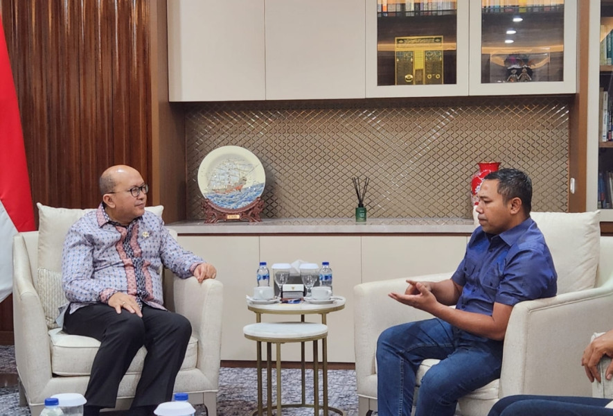 Gubernur Terpilih Abdul Wahid Sowan Ke Mentri Investasi dan Hilirisasi