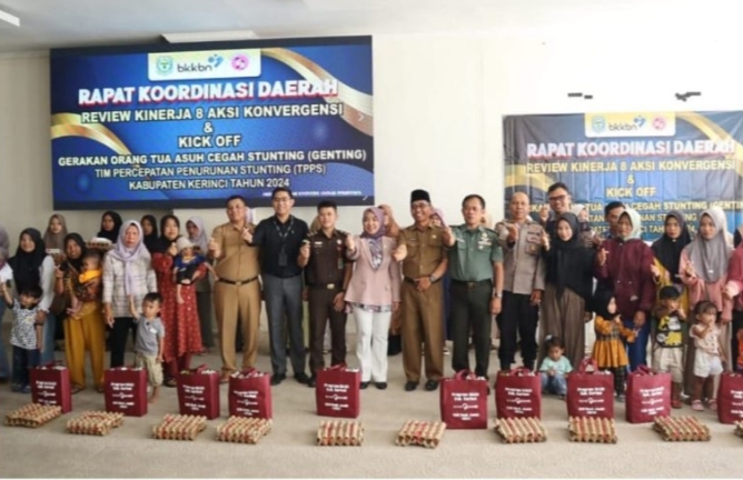 Rapat Koordinasi Daerah dan Kick Off Gerakan Orang Tua Asuh Cegah Stunting Kabupaten Kerinci Tahun 2024