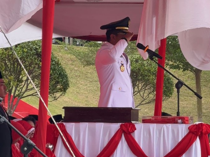 Upacara Peringatan Proklamasi HUT RI ke-80 di Pelalawan, Berlangsung Hikmat