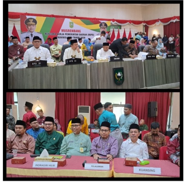 Pj. Sekda Pelalawan Hadiri Musrenbang RKPD Provinsi Riau Tahun 2026